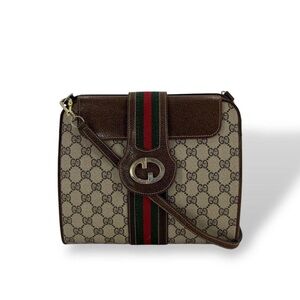 Gucci Brown and Tan Shoulder Bag